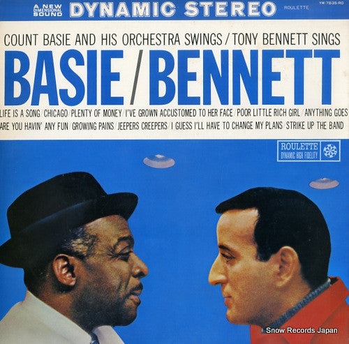 Count Basie - Count Basie Swings / Tony Bennett Sings (Vinyl, LP, Album, Stereo) Very Good (VG) / Very Good (VG)