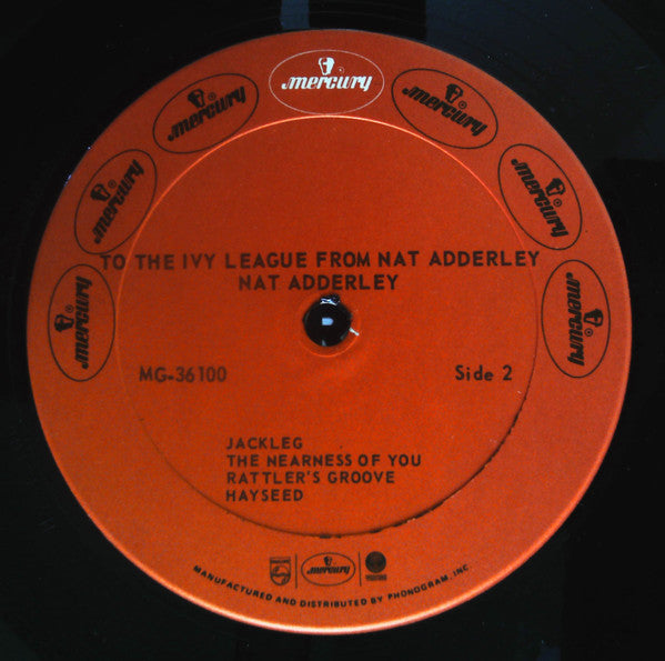 Nat Adderley - To The Ivy League From Nat (Vinyl, LP, Album, Reissue) Very Good (VG) / Very Good Plus (VG+)