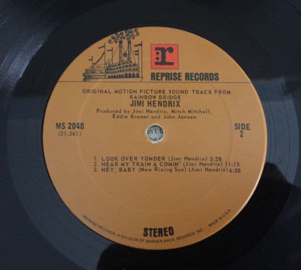 Jimi Hendrix - Rainbow Bridge / Original Motion Picture Sound Track (Vinyl, LP, Album) Very Good Plus (VG+) / Good Plus (G+)