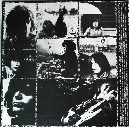 Crosby, Stills, Nash & Young - Déjà Vu (Vinyl, LP, Album, Reissue) Very Good Plus (VG+) / Very Good (VG)