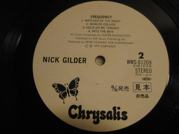 Nick Gilder - Frequency (Vinyl, LP, Album, Promo) Near Mint (NM or M-) / Near Mint (NM or M-)