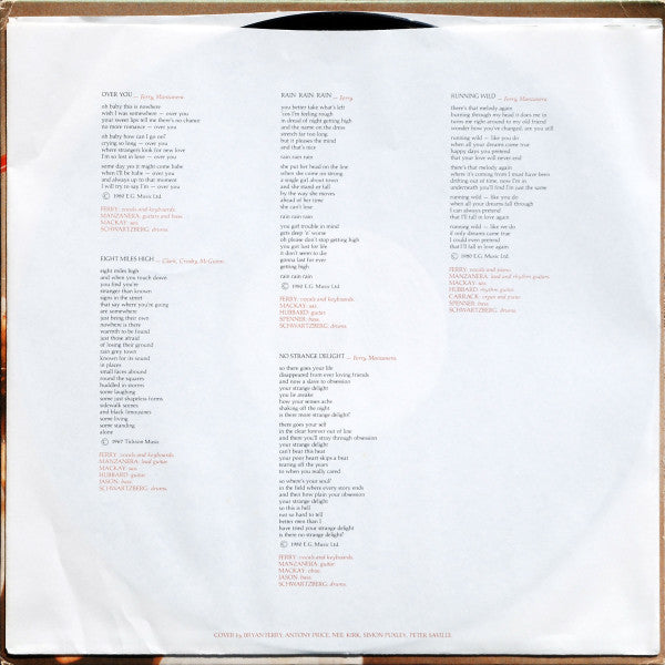 Roxy Music - Flesh + Blood (Vinyl, LP, Album, Stereo) Very Good Plus (VG+) / Good Plus (G+)