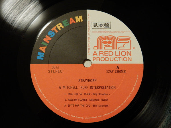 The Mitchell-Ruff Duo - Strayhorn: A Mitchell-Ruff Interpretation (Vinyl, LP, Album, Promo) Very Good (VG) / Good (G)