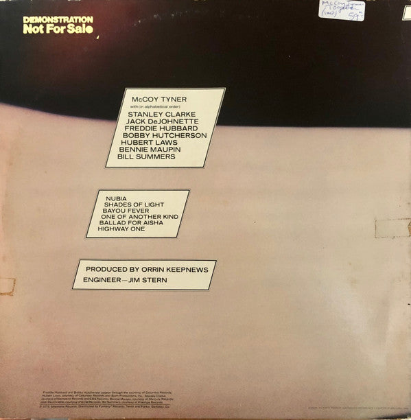 McCoy Tyner - Together (Vinyl, LP, Album) Very Good Plus (VG+) / Very Good Plus (VG+)