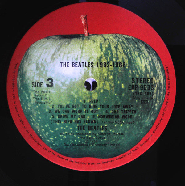 The Beatles - 1962-1966 (Vinyl, LP, Compilation, Reissue, Stereo)