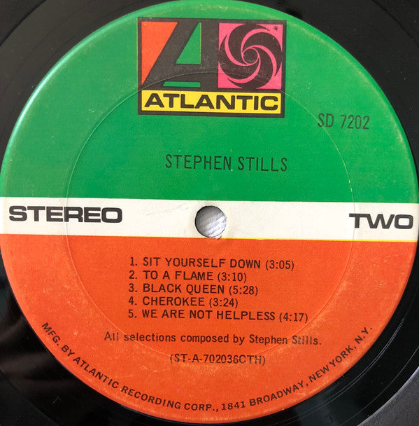 Stephen Stills - Stephen Stills (Vinyl, LP, Album) Very Good Plus (VG+) / Very Good (VG)