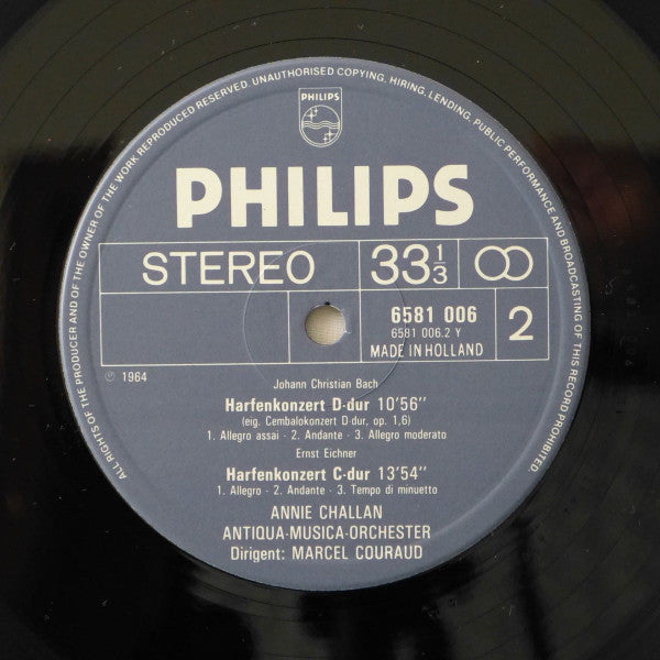Francesco Petrini - 3 Harfenkonzerte (Vinyl, LP, Stereo) Near Mint (NM or M-) / Very Good Plus (VG+)