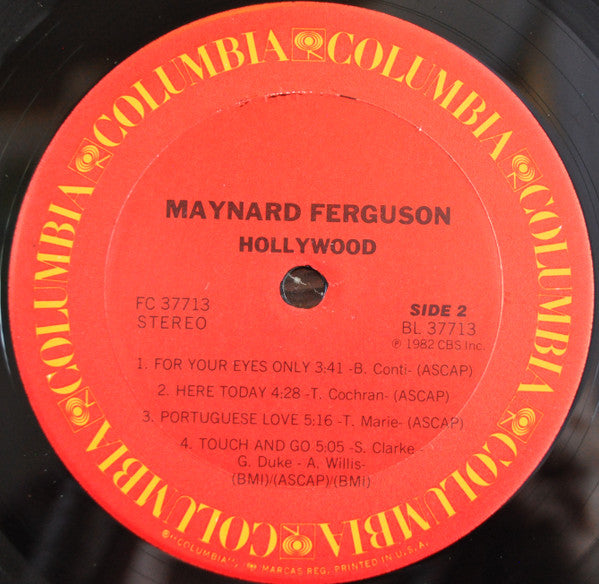 Maynard Ferguson - Hollywood (Vinyl, LP, Album) Very Good Plus (VG+) / Very Good (VG)