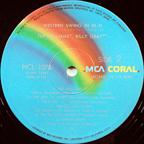 Bob Wills - Western Swing In Hi-Fi (Vinyl, LP, Compilation, Reissue) Very Good Plus (VG+) / Very Good Plus (VG+)