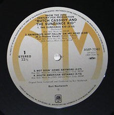 Burt Bacharach - Butch Cassidy And The Sundance Kid (Original Movie Soundtrack) (Vinyl, LP, Album, Reissue) Very Good Plus (VG+) / Very Good (VG)