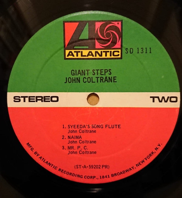 John Coltrane - Giant Steps (Vinyl, LP, Album, Reissue, Stereo) Very Good (VG) / Very Good (VG)