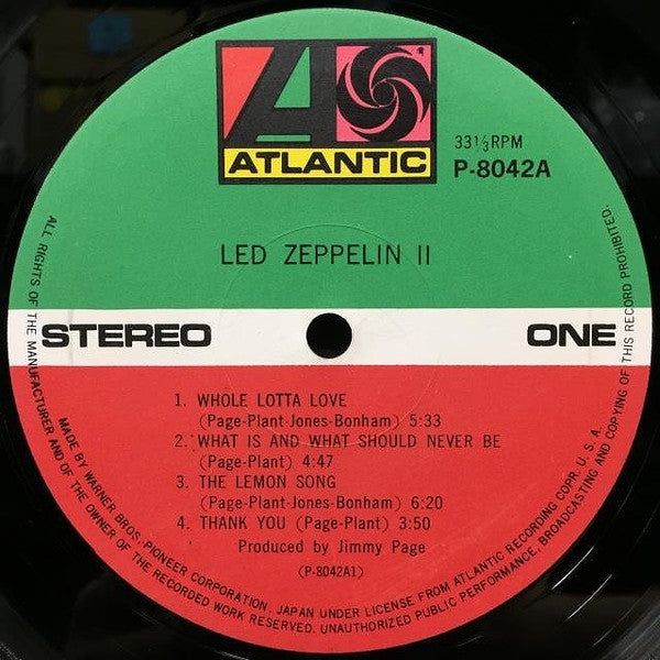 Led Zeppelin - Led Zeppelin II (Vinyl, LP, Album, Reissue) Very Good Plus (VG+) / Very Good Plus (VG+)