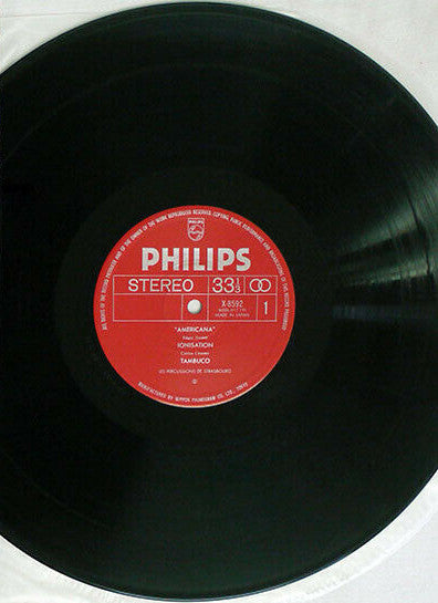 Les Percussions De Strasbourg - Americana (Vinyl, LP, Album, Reissue, Stereo) Very Good Plus (VG+) / Very Good Plus (VG+)