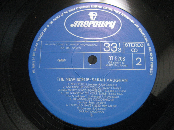 Sarah Vaughan - The New Scene (Vinyl, LP, Album) Very Good (VG) / Good Plus (G+)