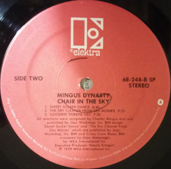 Mingus Dynasty - Chair In The Sky (Vinyl, LP, Album) Very Good (VG) / Very Good (VG)