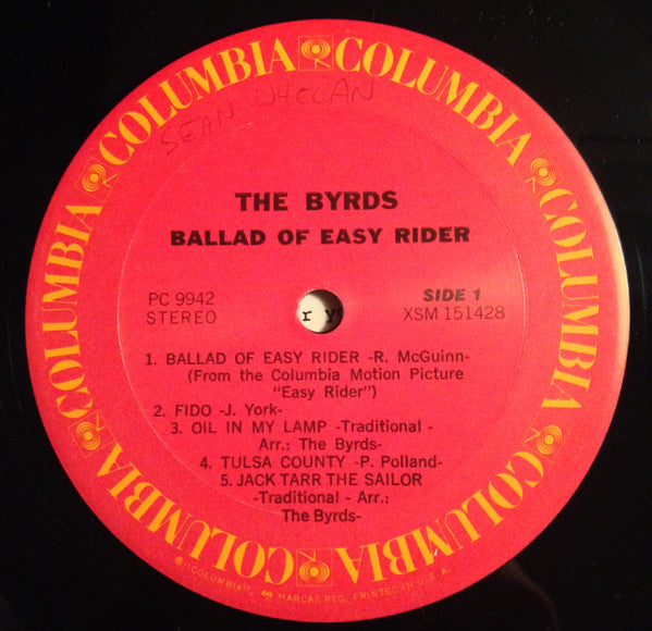 The Byrds - Ballad Of Easy Rider (Vinyl, LP, Album, Reissue) Very Good (VG) / Very Good (VG)