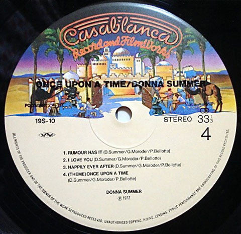Donna Summer - Once Upon A Time... (2xVinyl, LP, Album, Reissue) Very Good Plus (VG+) / Good (G)