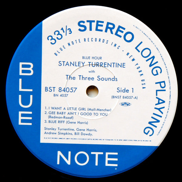 Stanley Turrentine - Blue Hour (Vinyl, LP, Album, Stereo, Reissue, Limited Edition) Near Mint (NM or M-) / Near Mint (NM or M-)