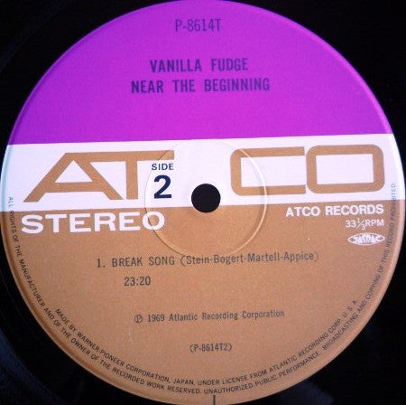 Vanilla Fudge - Near The Beginning (Vinyl, LP, Album, Reissue) Very Good Plus (VG+) / Very Good Plus (VG+)