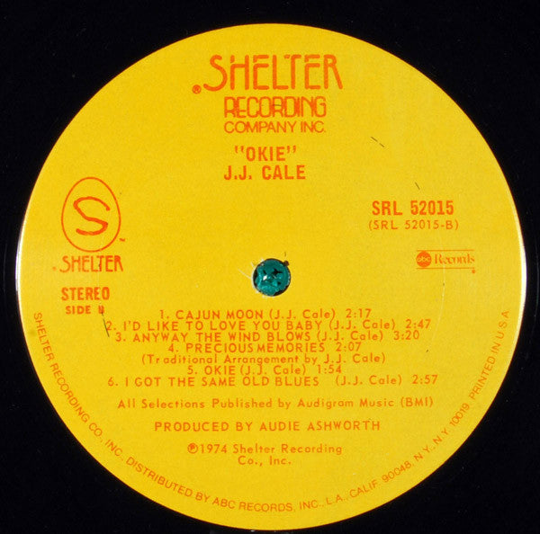JJ Cale - Okie (Vinyl, LP, Album, Reissue) Good Plus (G+) / Good Plus (G+)