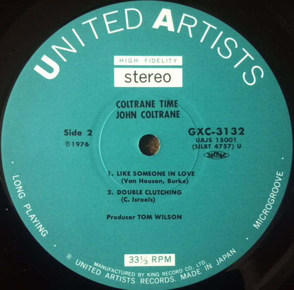 John Coltrane - Coltrane Time (Vinyl, LP, Album, Reissue, Stereo)
