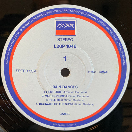 Camel - Rain Dances (Vinyl, LP, Album, Reissue, Stereo)