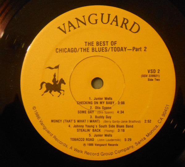 Various - The Best Of The Chicago Blues (2xVinyl, LP, Compilation, Reissue, Stereo) Very Good Plus (VG+) / Very Good (VG)