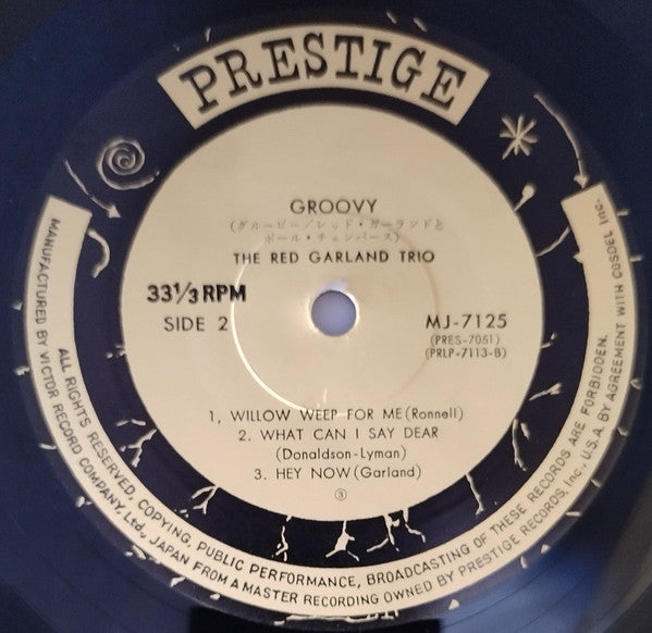 The Red Garland Trio - Groovy (Vinyl, LP, Album, Reissue, Mono)
