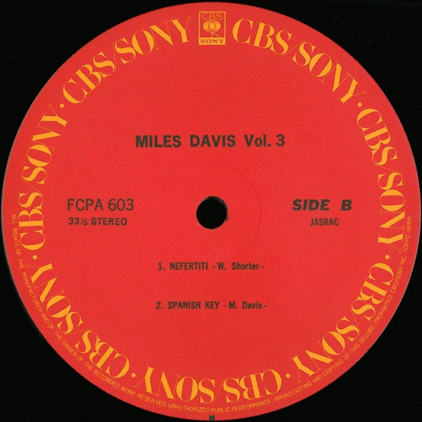 Miles Davis - Miles Davis Vol. 3 (Vinyl, LP, Compilation, Club Edit...