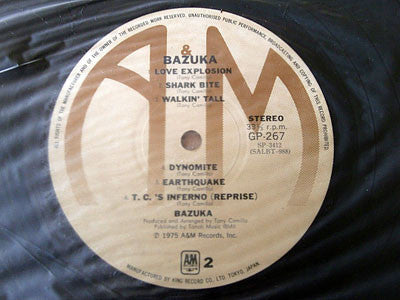 Tony Camillo's Bazuka - Bazuka (Vinyl, LP, Album, Stereo)