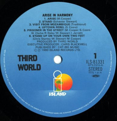 Third World - Arise In Harmony (Vinyl, LP, Album) Very Good (VG) / Very Good (VG)