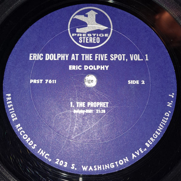 Eric Dolphy - At The Five Spot, Vol. 1 (Vinyl, LP, Album, Reissue, Stereo) Good Plus (G+) / Very Good (VG)