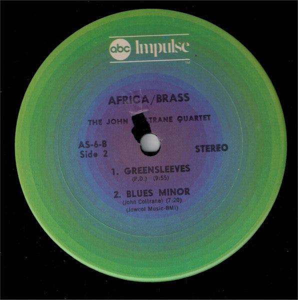 The John Coltrane Quartet - Africa / Brass (Vinyl, LP, Album, Reissue, Stereo) Very Good (VG) / Good Plus (G+)