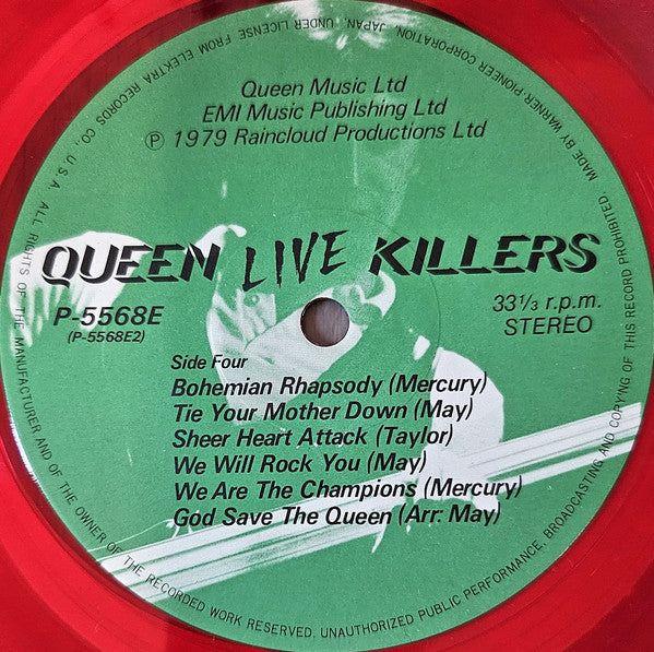 Queen - Live Killers (Vinyl, LP, Album, Stereo)