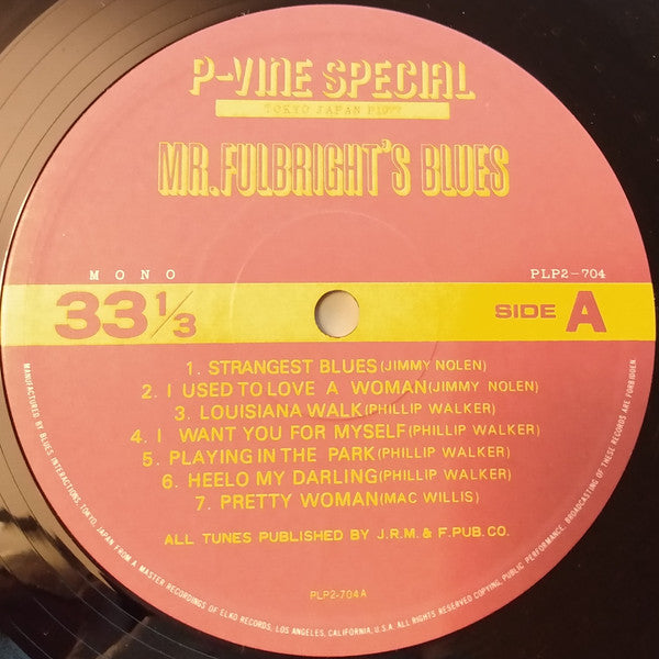 Various - Mr. Fulbright's Blues (2xVinyl, LP, Compilation) Near Mint (NM or M-) / Very Good Plus (VG+)