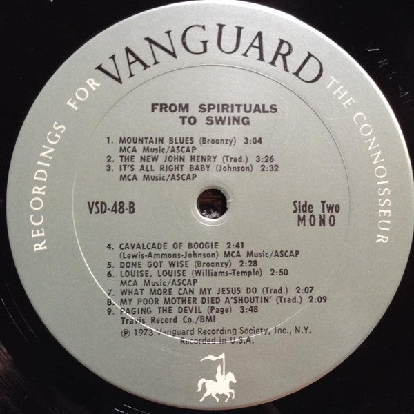 Various - From Spirituals To Swing – Carnegie Hall Concerts 1938/39 (2xVinyl, LP, Compilation, Reissue, Mono) Good Plus (G+) / Very Good (VG)