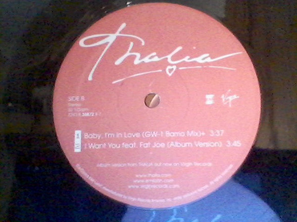 Thalía - Baby, I'm In Love (Vinyl, 12", Single) Very Good Plus (VG+) / Very Good Plus (VG+)