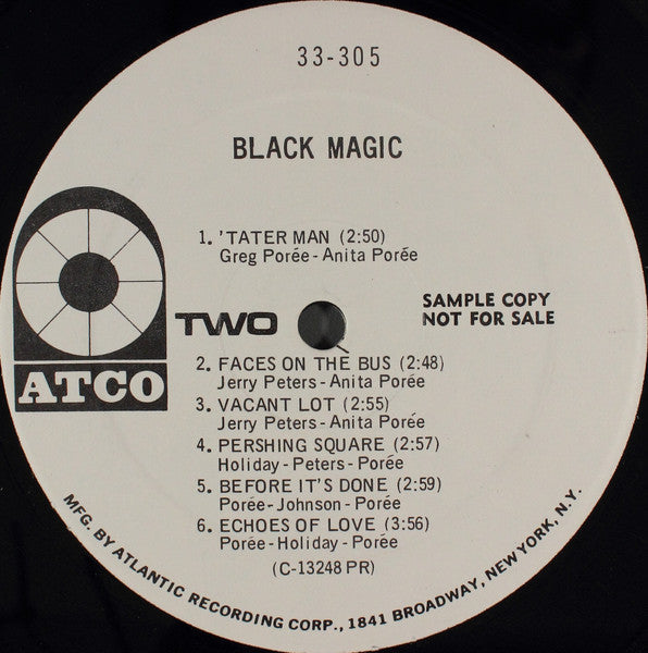 Black Magic! - Where Love Is (Vinyl, LP, Album, Promo, Mono) Very Good (VG) / Good (G)