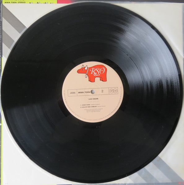 Cream (2) - Live Cream (Vinyl, LP, Album) Very Good (VG) / Very Good (VG)