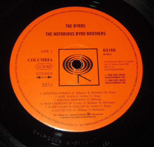 The Byrds - The Notorious Byrd Brothers (Vinyl, LP, Album, Reissue, Stereo) Good Plus (G+) / Near Mint (NM or M-)