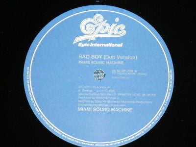 Miami Sound Machine - Bad Boy (Remix) (Vinyl, 12", 33 ⅓ RPM, Single...
