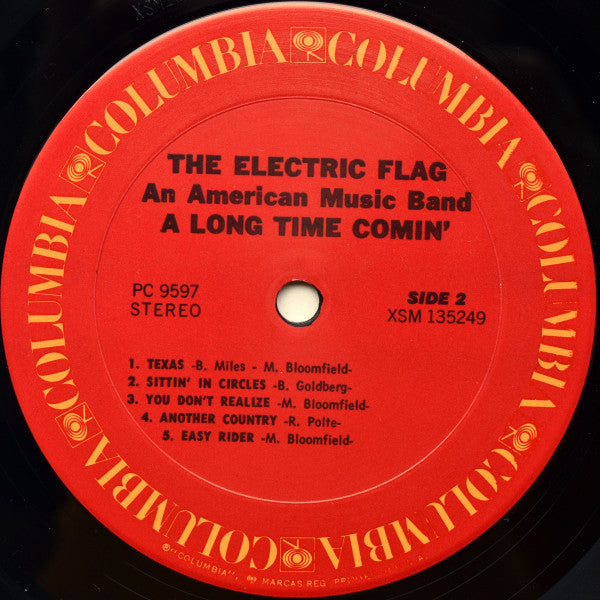 The Electric Flag - A Long Time Comin' (Vinyl, LP, Album, Reissue, Stereo) Very Good Plus (VG+) / Very Good (VG)