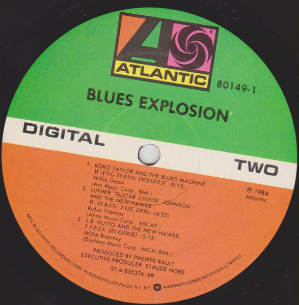 Various - Blues Explosion (Vinyl, LP, Album) Very Good Plus (VG+) / Very Good (VG)