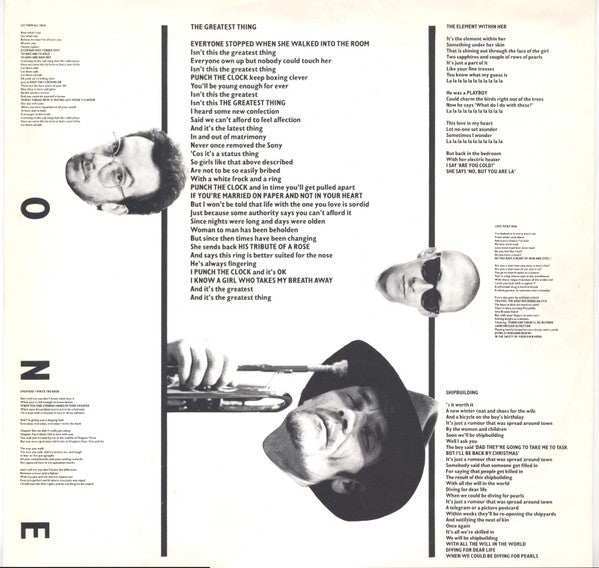 Elvis Costello & The Attractions - Punch The Clock (Vinyl, LP, Album, Stereo) Very Good Plus (VG+) / Very Good Plus (VG+)