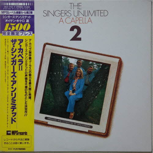 The Singers Unlimited - A Capella II (Vinyl, LP, Album, Limited Edition, Reissue) Very Good (VG) / Very Good (VG)