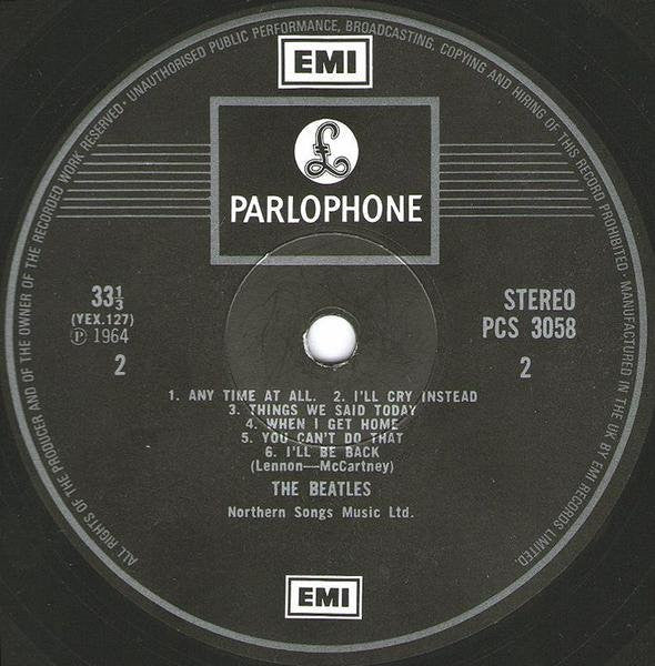 The Beatles - A Hard Day's Night (Vinyl, LP, Album, Reissue, Stereo) Very Good Plus (VG+) / Good Plus (G+)
