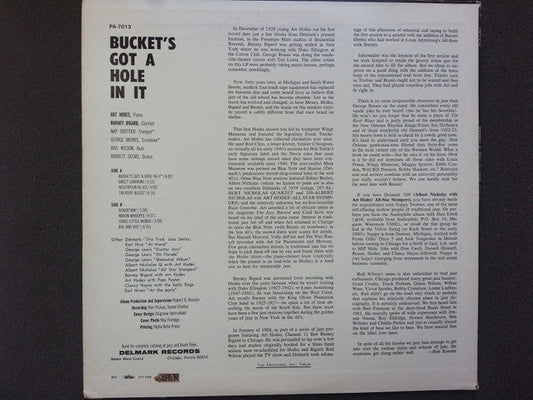 Barney Bigard / Art Hodes All Star Stompers - Bucket's Got A Hole In It (Vinyl, LP, Album, Reissue, Stereo) Very Good Plus (VG+) / Very Good Plus (VG+)