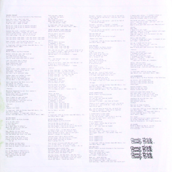 Cheap Trick - Heaven Tonight (Vinyl, LP, Album)