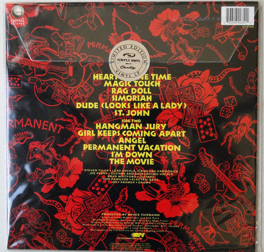 Aerosmith - Permanent Vacation (Vinyl, LP, Album, Reissue, Limited Edition) Near Mint (NM or M-) / Near Mint (NM or M-)