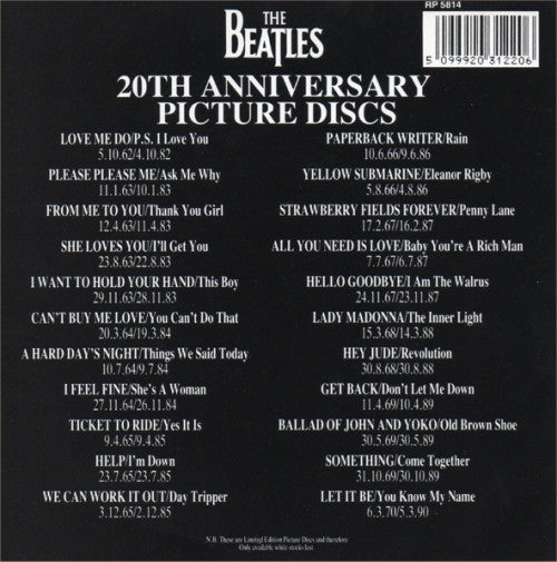 The Beatles - Something / Come Together (Vinyl, 7", Single, 45 RPM, Picture Disc, Reissue, Limited Edition) Very Good Plus (VG+) / Very Good Plus (VG+)